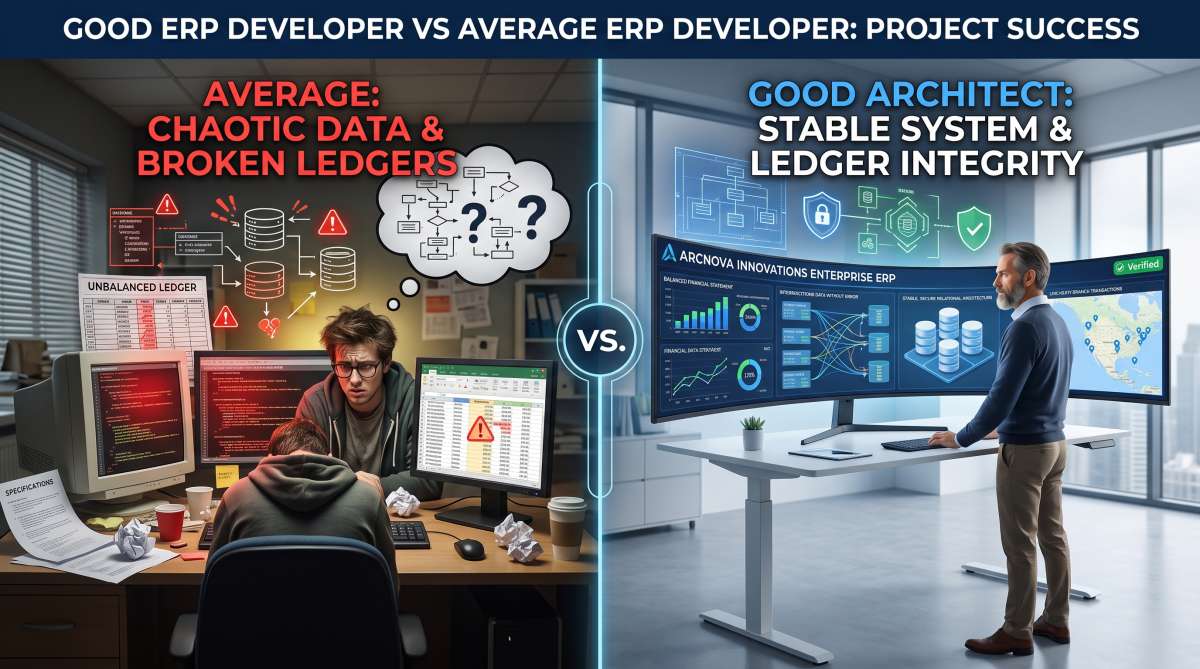 Good ERP Developer vs. Average ERP Developer: What Really Determines Project Success