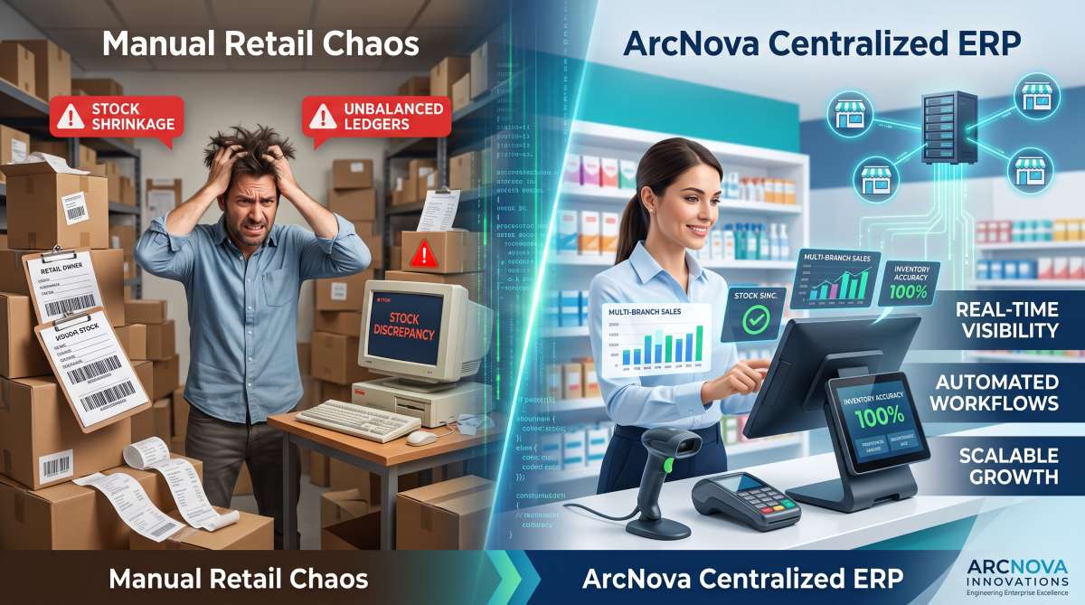 How Centralized ERP Stops Stock Shrinkage Across Multi-Branch Retail Chains