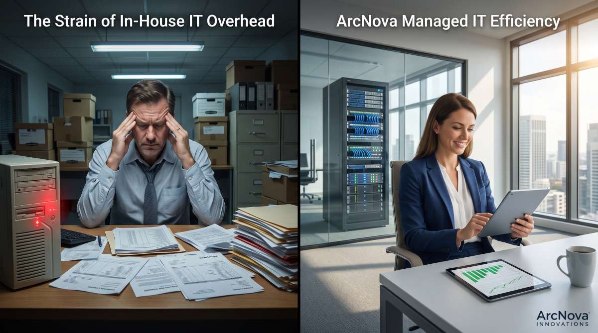 In-House IT Staff vs. Managed IT Services: The Real Cost Comparison for Growing Businesses