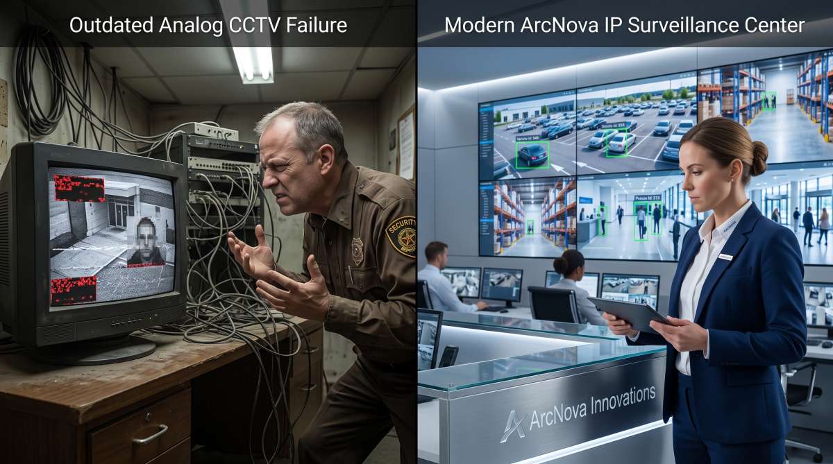 IP Surveillance vs. Analog CCTV: Modernizing Commercial Security Architecture