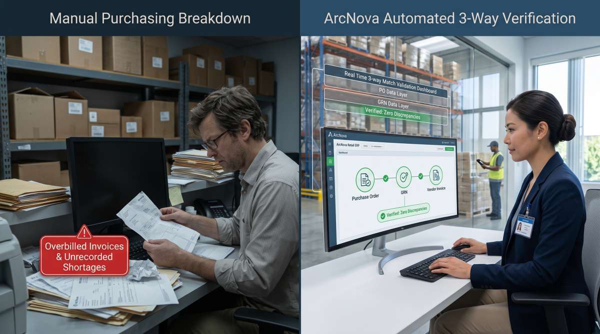 Automated Purchase Orders & 3-Way Matching: Stopping Vendor Overbilling in Retail Chains