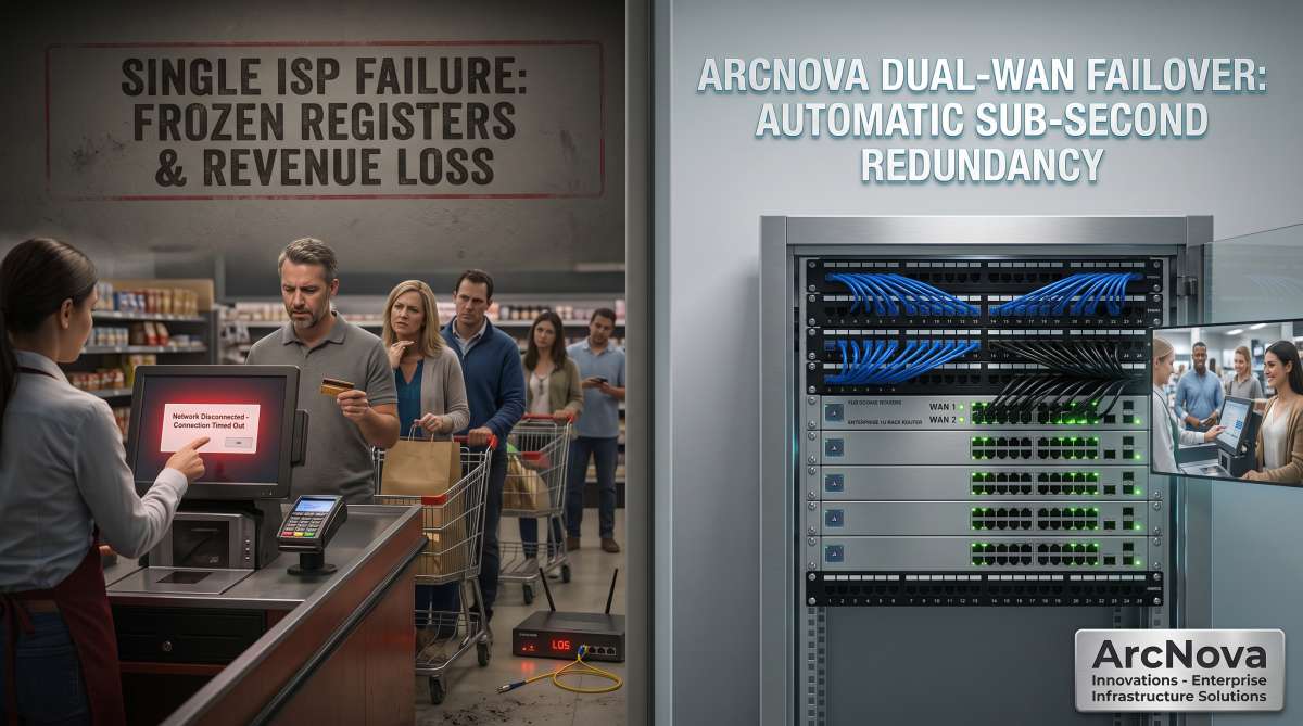 Dual-WAN Failover & Load Balancing: How Commercial Sites Eliminate Internet Downtime