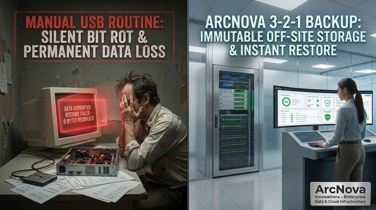 The 3-2-1 Backup Strategy: Why Manual USB Flash Drives Fail Enterprise Disaster Recovery